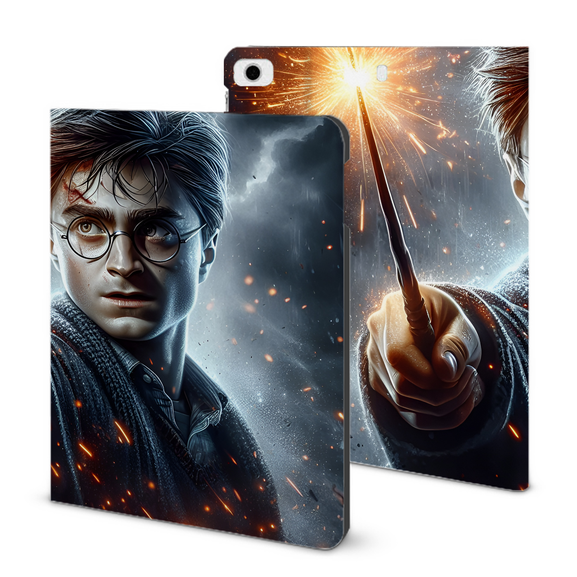 （画像用） Harry Potter ハリー・ポッターシリーズ IPad ケース ブック型 PUレザー TPU 耐衝撃 軽量 薄型 ペン収納なし 全面保護 IPad 各モデル対応